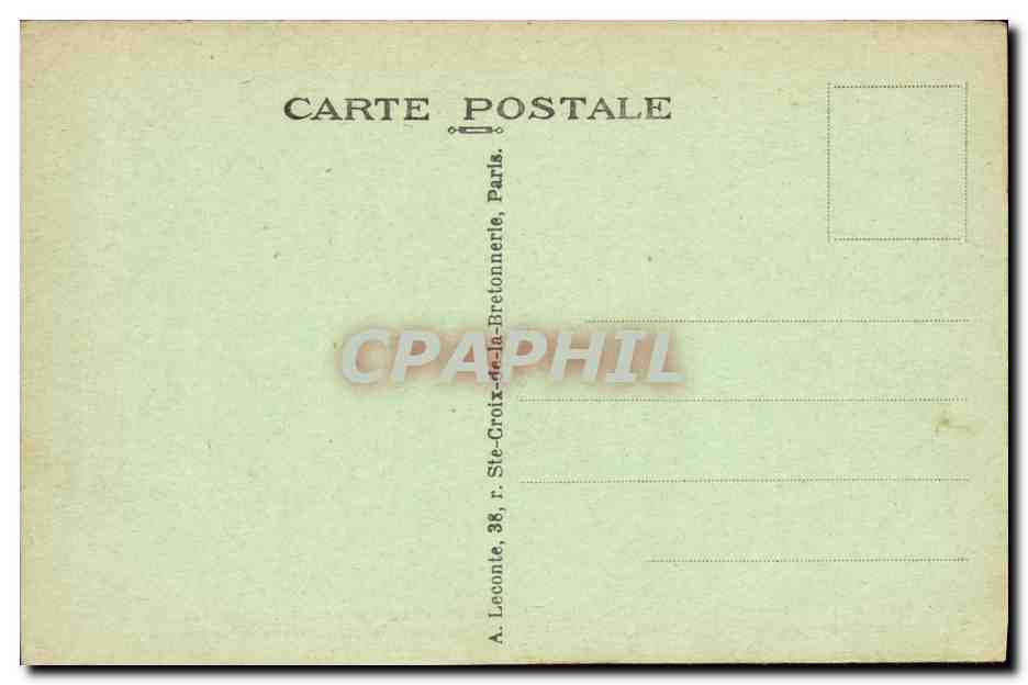 CPA Paris La Fontaine du Zodiaque Par Carpeaux — Rückseite
