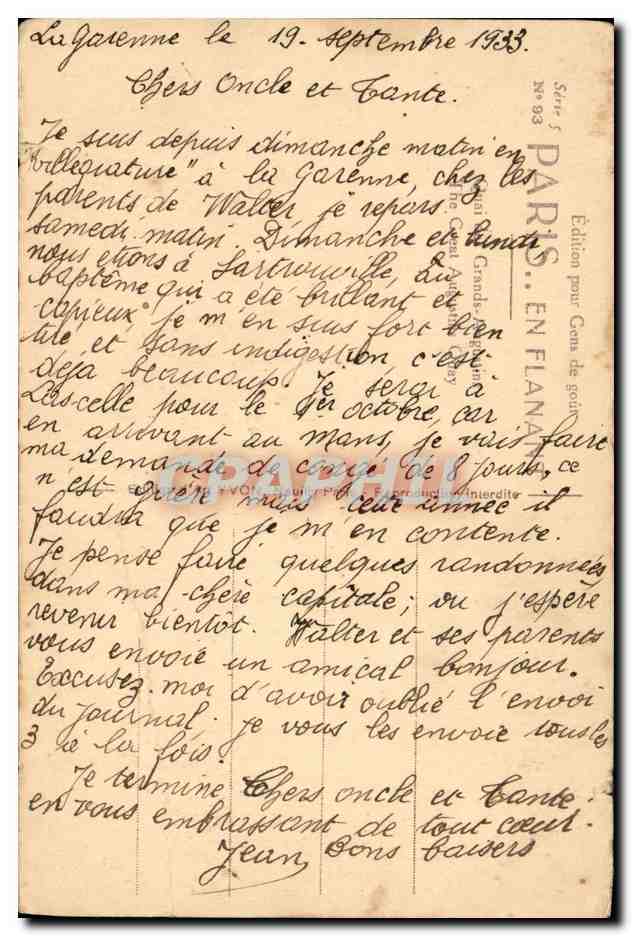 CPA Paris Quai des Grasn augustins — Reverso