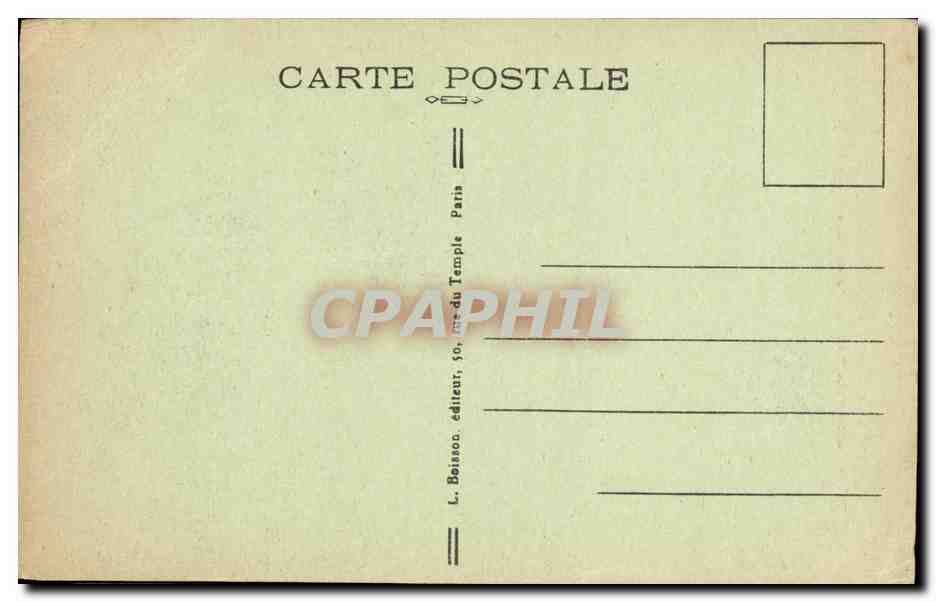 CPA Paris Notre Dame La chimere dite Le penseur de Notre DAmeDiable — Verso