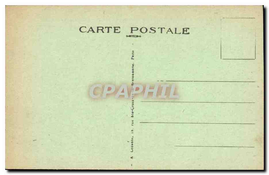CPA Paris Pont de la Tournelle Statue de Sainte Genevieve Peniche  — Verso