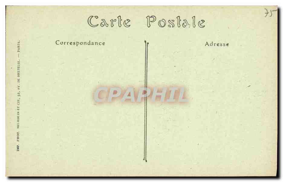 CPA Paris Notre Dame Le Tresor Reliquaire contenant les reliques de Sainte Clotilde — Verso