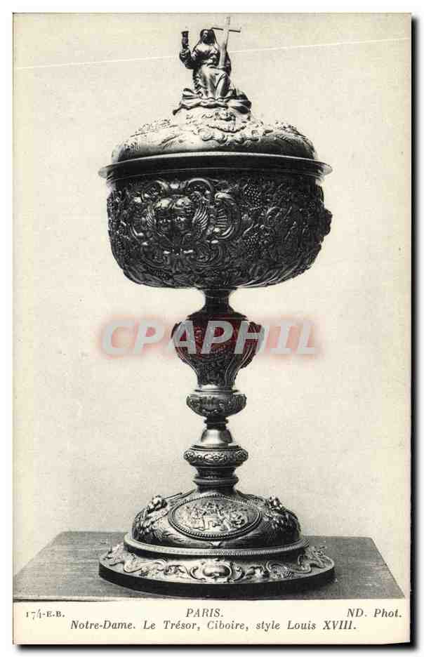 CPA Paris Notre Dame Le Tresor Ciboire stule Louis XVIII