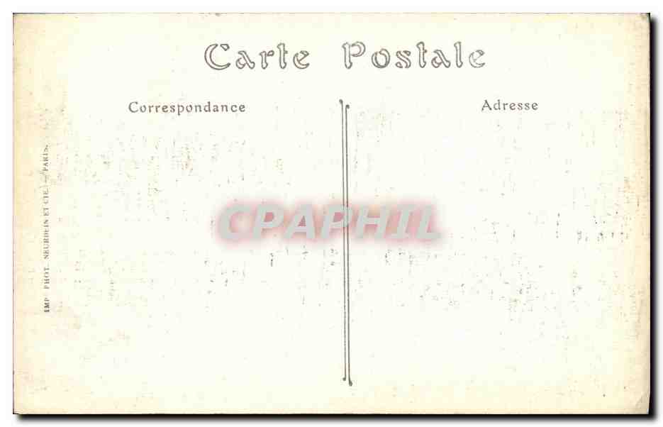 CPA Paris Notre Dame Le Tresor Le grand Calice — Rückseite