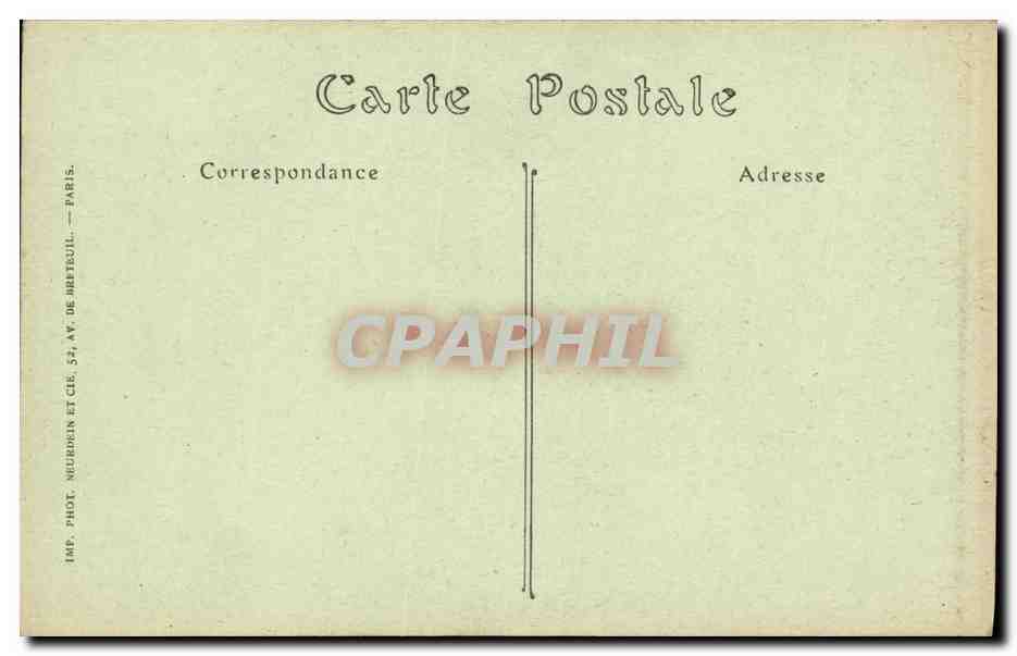 CPA Paris Notre Dame Le Tresor Crosse en argent emaille par Pousseilgue — Rückseite