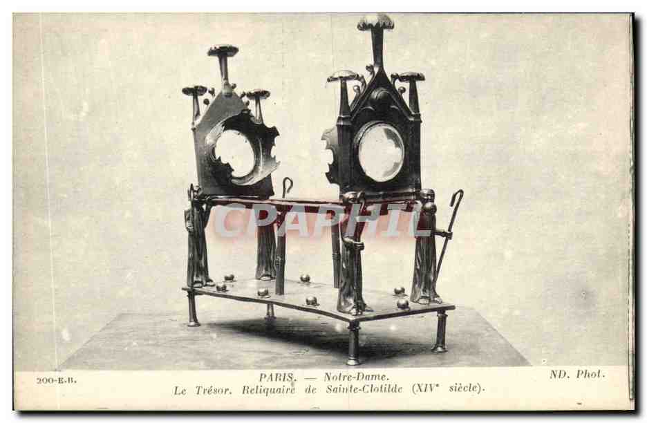 CPA Paris Notre Dame Le Tresor Reliquaire de Sainte Clotilde