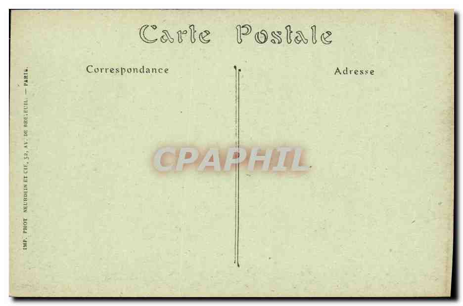 CPA Paris Notre Dame Le Tresor Aiguier et son bassin — Rückseite