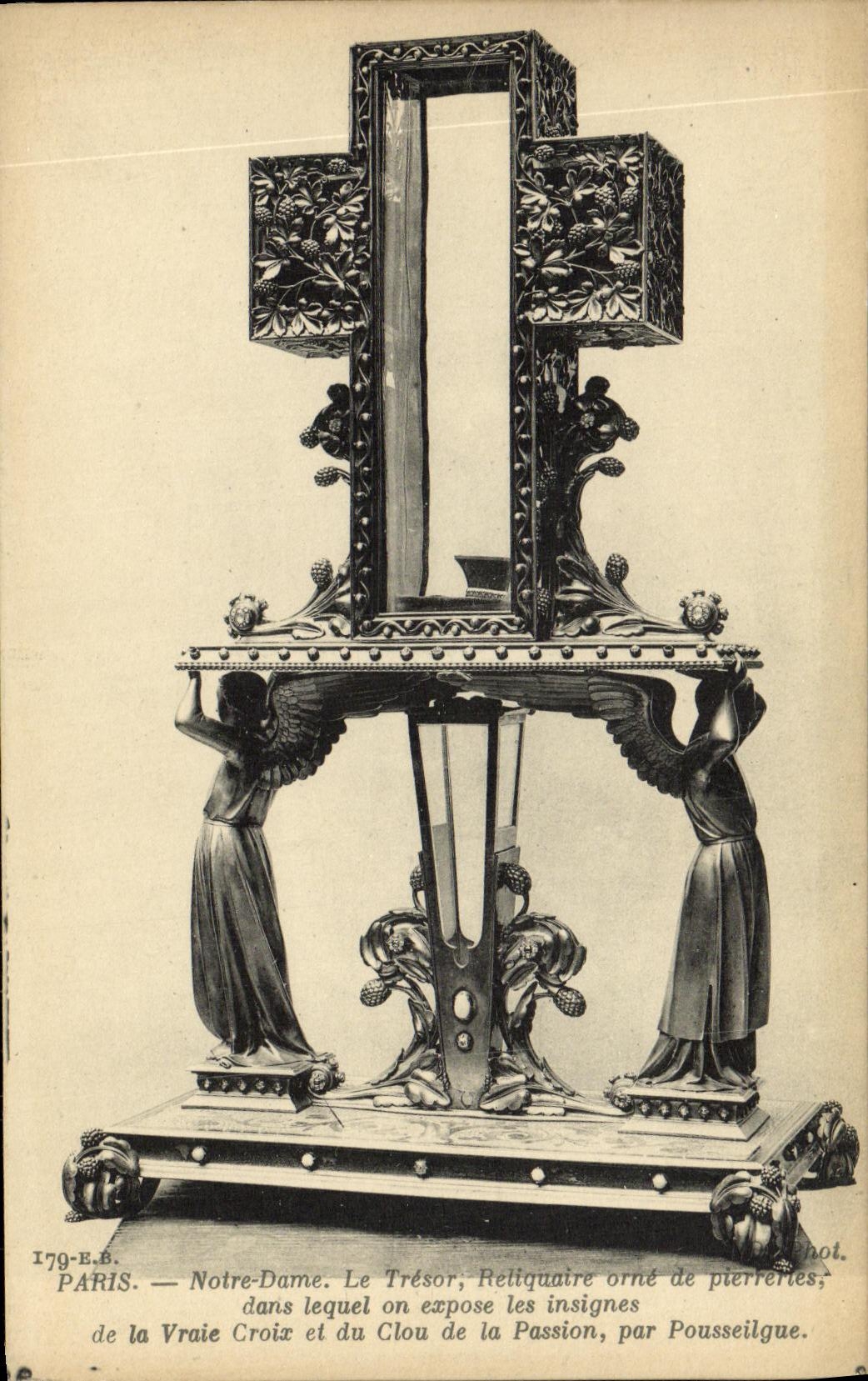CPA Paris Notre Dame Le Tresor Reliquaire 