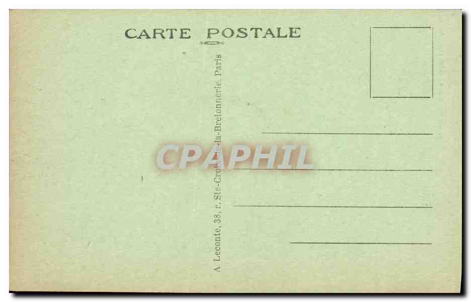 CPA Paris Cite universitaire  — Rückseite