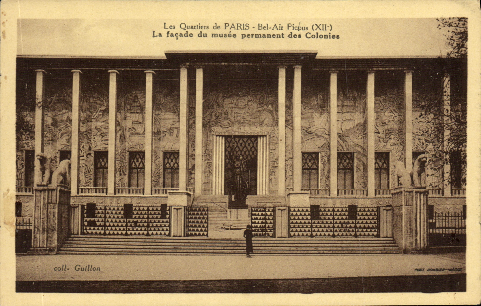 CPA Paris Bel Air Picpus La facade du musee permanent des Colonies 
