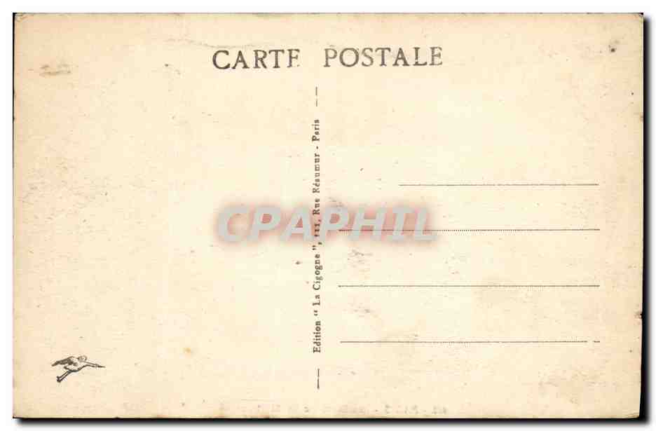 CPA Paris Maison de la Mutualite — Verso