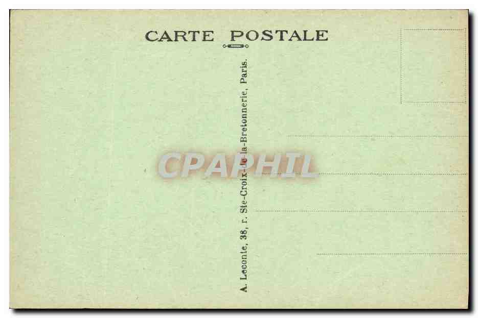 CPA Paris Le Jardin des Tuileries Tour Eiffel — Rückseite