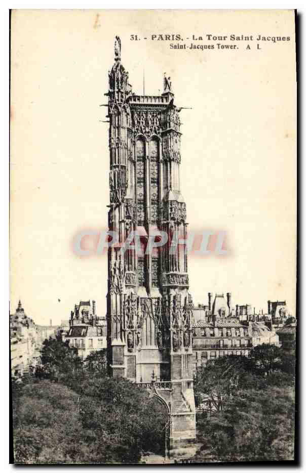 CPA Paris La Tour Saint Jacques Saint Jacques