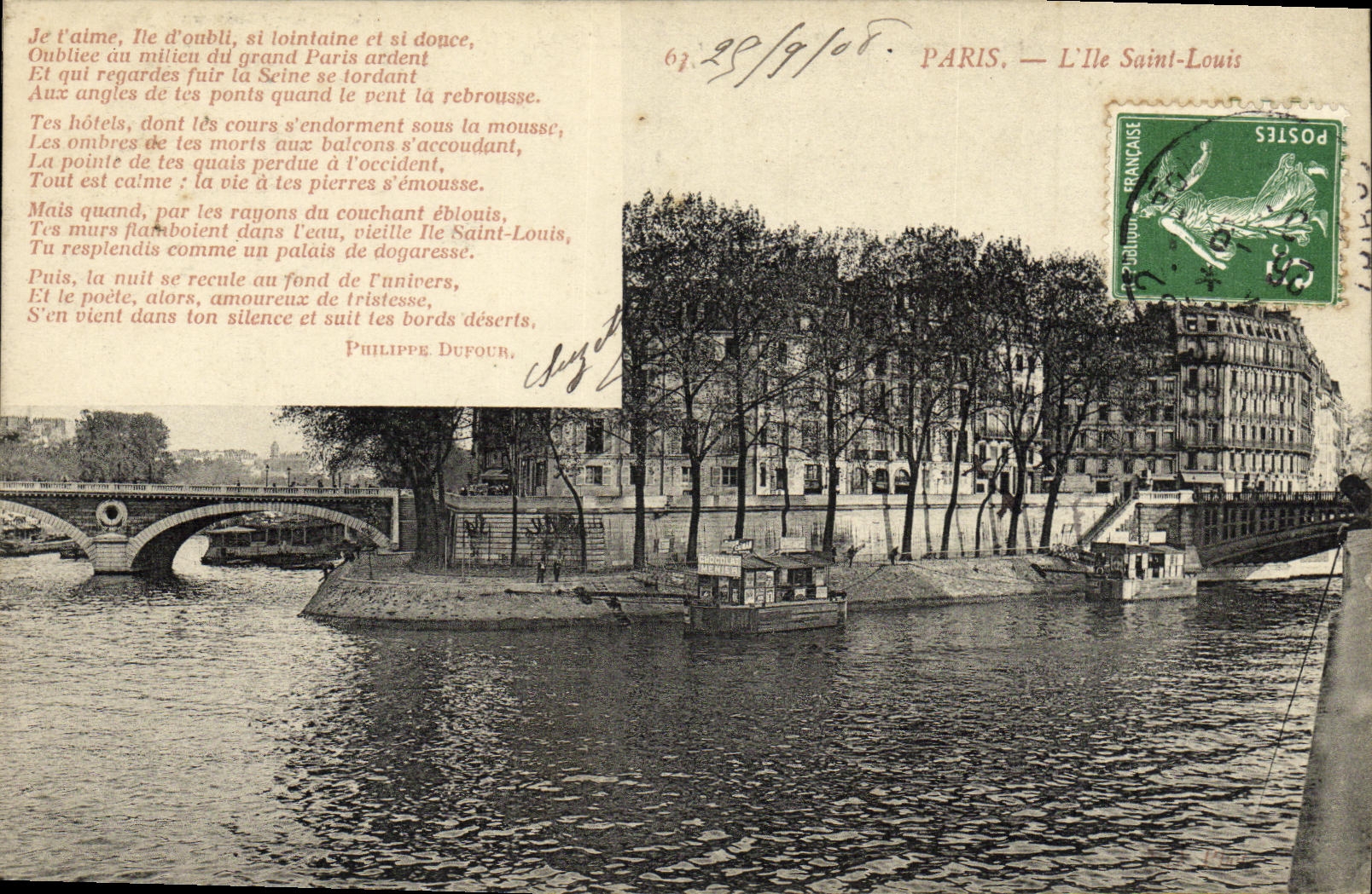 CPA Paris L iie Saint Louis