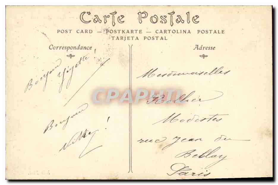 CPA Paris L iie Saint Louis — Rückseite