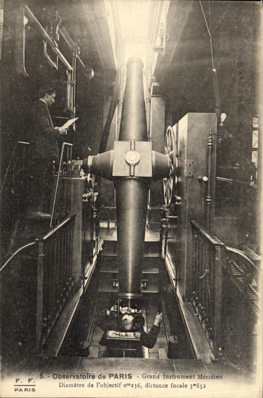 CPA Paris Observatoire de Grand Instrument Meridien Astronomie Cosmos