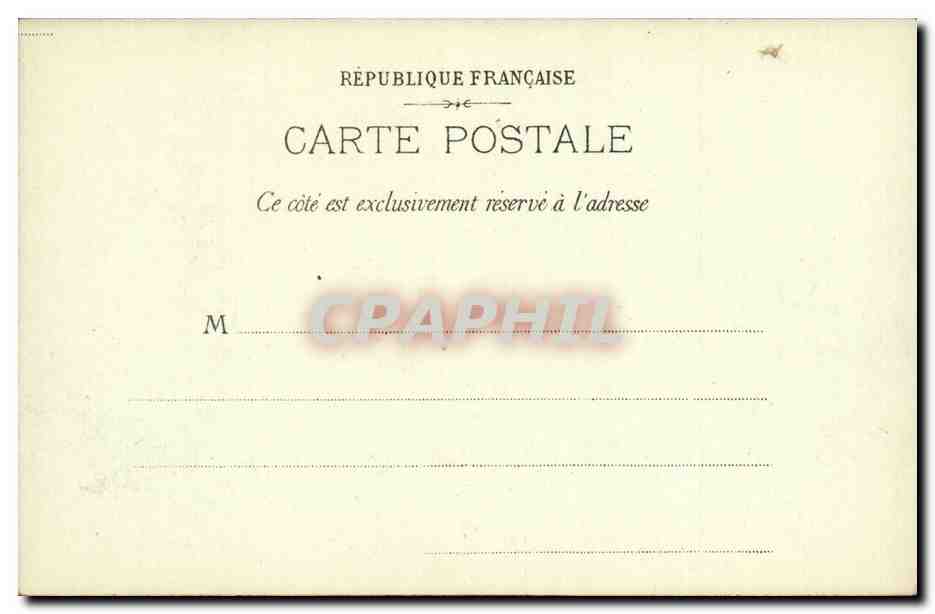 CPA Paris Exposition universelle de 1900 Le Mexique Tour Eiffel — Verso