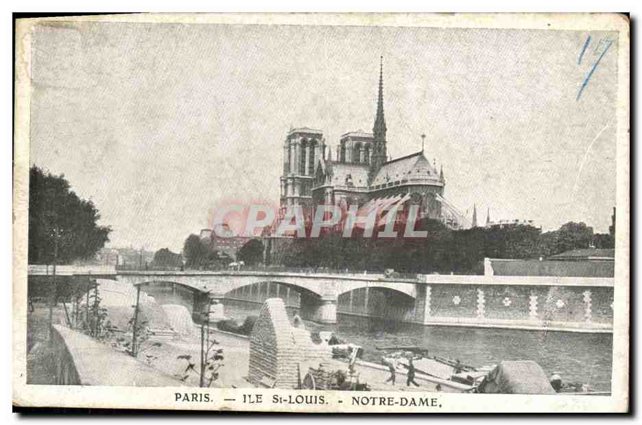 CPA Paris Ile St Louis Notre Dame