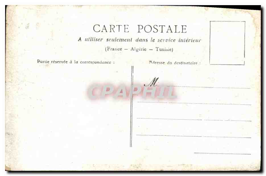 CPA Paris Ile St Louis Notre Dame — Verso