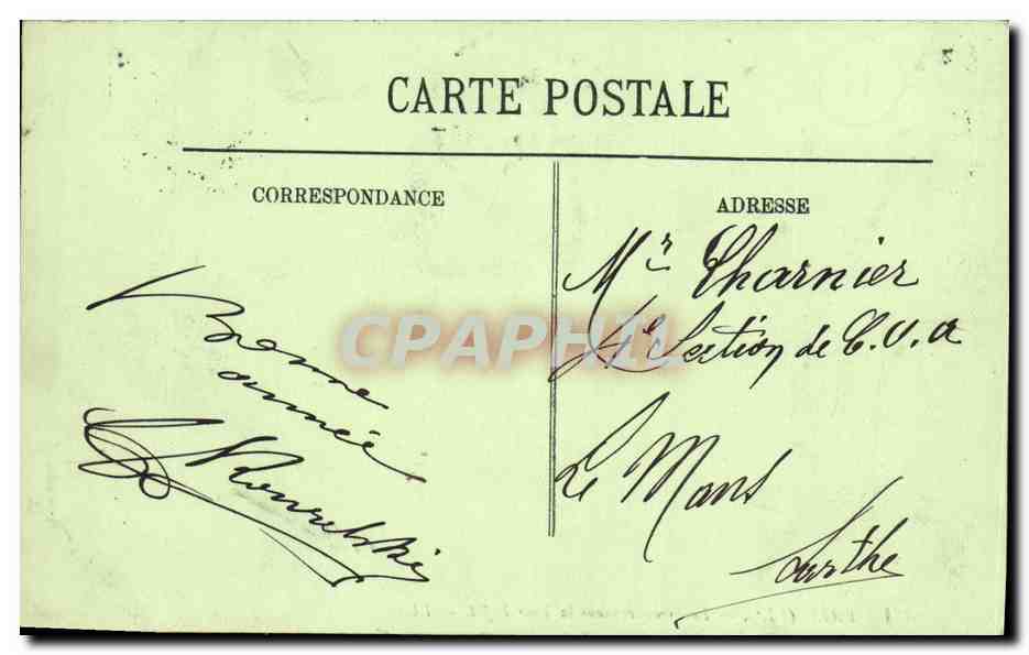 CPA Paris Le Trocadero sous la Tour Eiffel — Rückseite