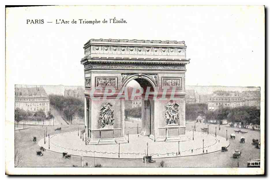 CPA Paris L Arc de Triomphe de l Etoile