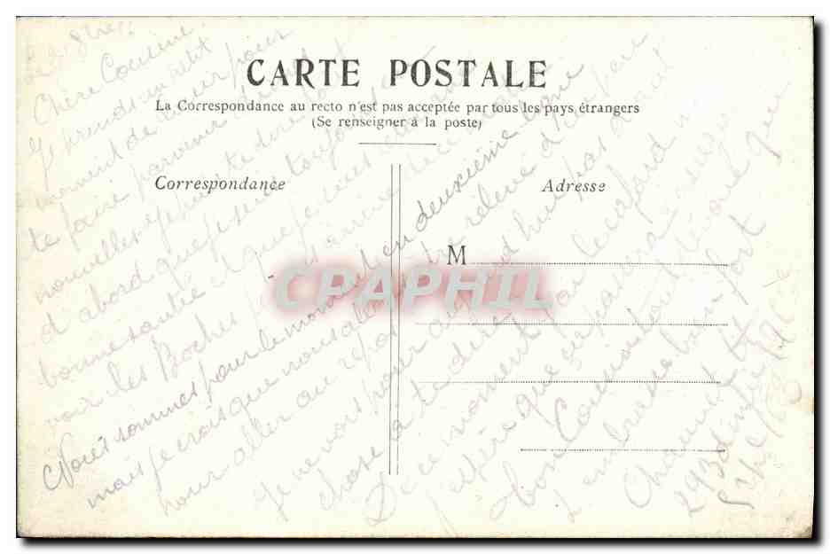 CPA Paris L Arc de Triomphe de l Etoile — Rückseite