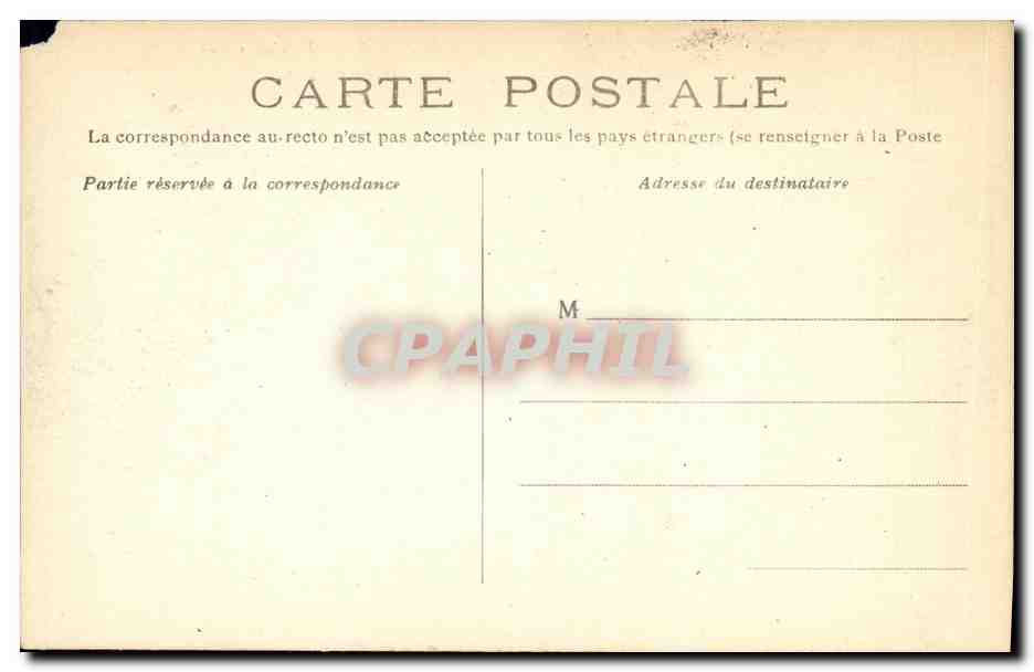 Paris in der Flut (Januar 1910) — Rue de Lyon — unbekannte Ausgabe — Rückseite