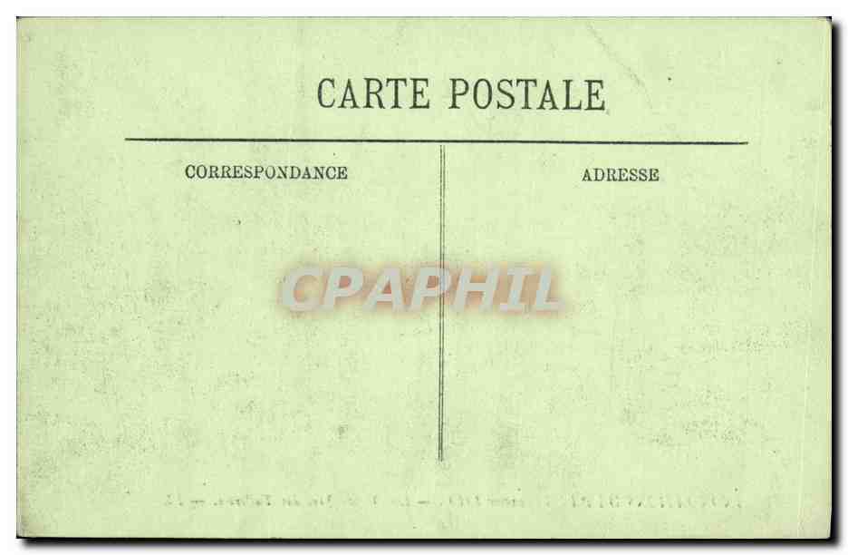 CPA Inondations de Paris Les degats Quai des Tuileries  — Rückseite