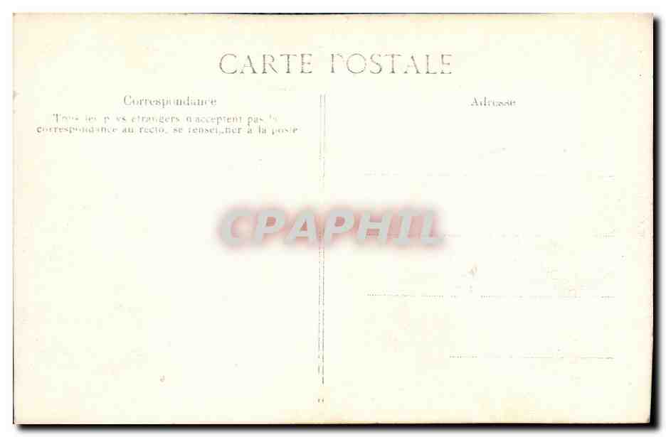 CPA Crue de la Seine Paris Pont au Change Chatelet — Rückseite