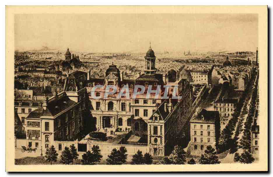 CPA Ecole Massillon bis Quai des Celestins Paris lV Avant la construction de la Chapelle