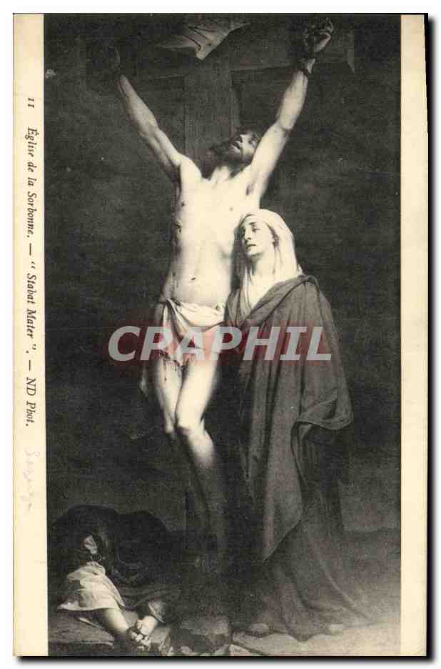 CPA Eglise de la Sorbonne Stabat Mater Paris 