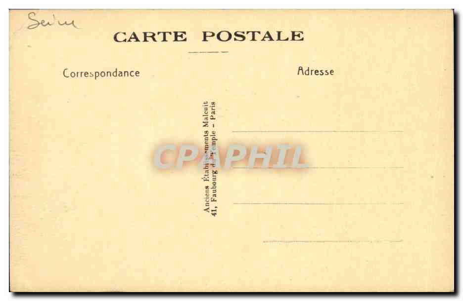 Vincennes — L'ancien Château Royal vu du côté du Grand Corps de Garde - Le Pont-Levis — E.M. n°1155 — Reverso