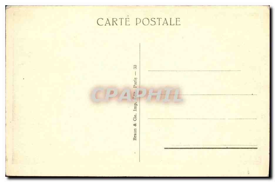 CPA Paris Exposition Internationale des Arts Decoratifs 1925 Patio des Alpes Maritimes — Rückseite