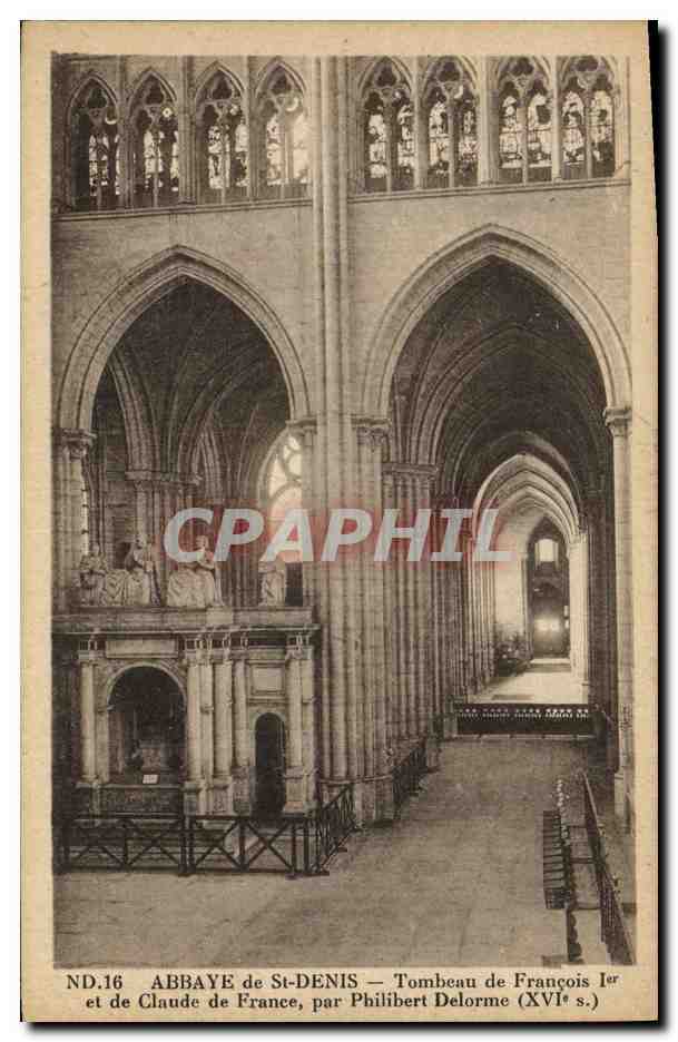 Abbaye de St-Denis — Tombeau de François Ier et de Claude de France, par Philibert Delorme (XVIe s.)