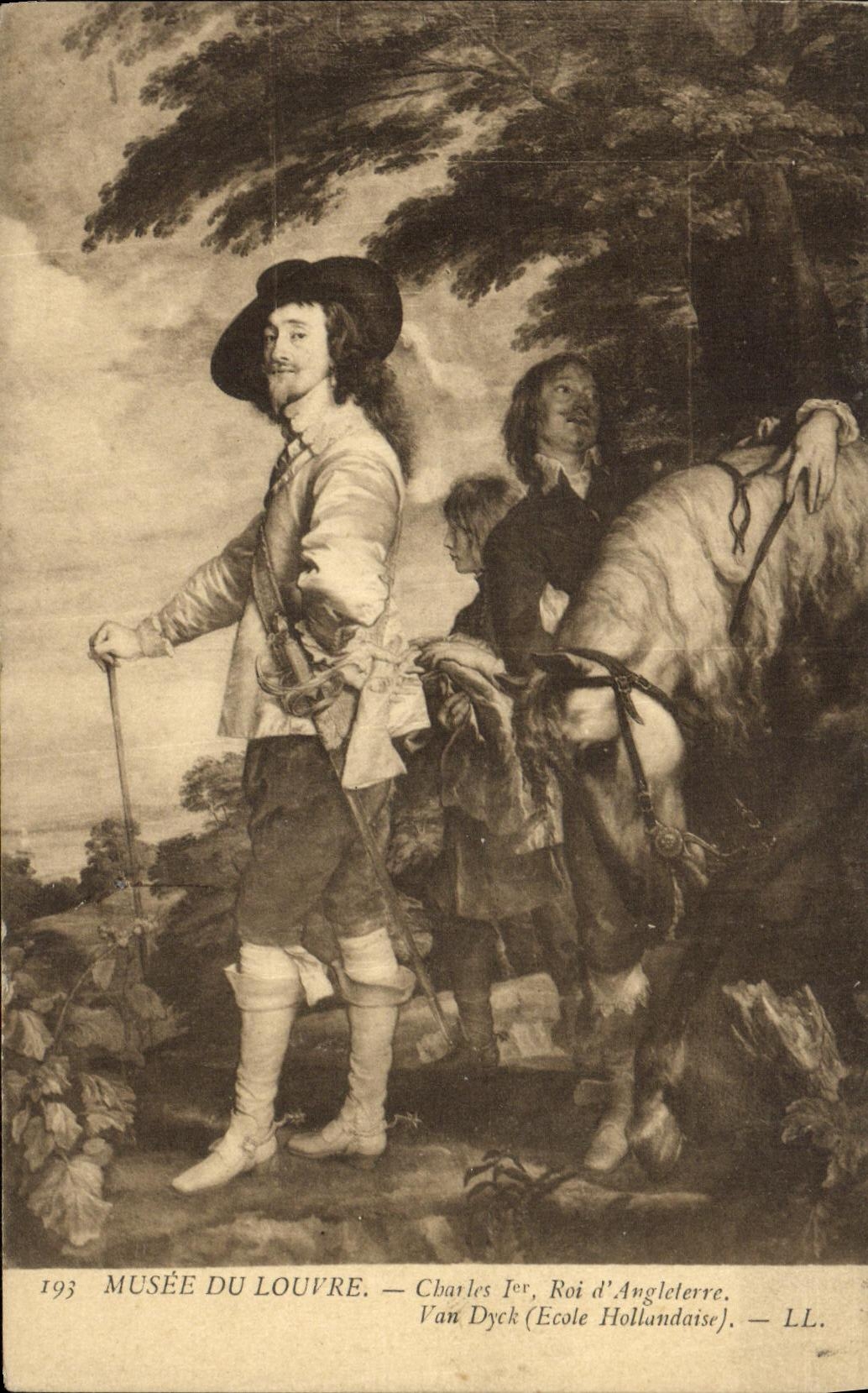 CPA Musee du Louvre Charles 1er d Angleterre Van Dyck