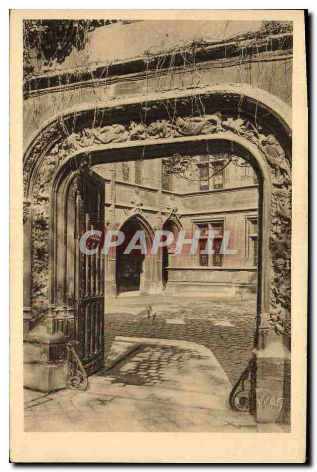CPA Paris En Flanant Musee de Cluny Porte d entree