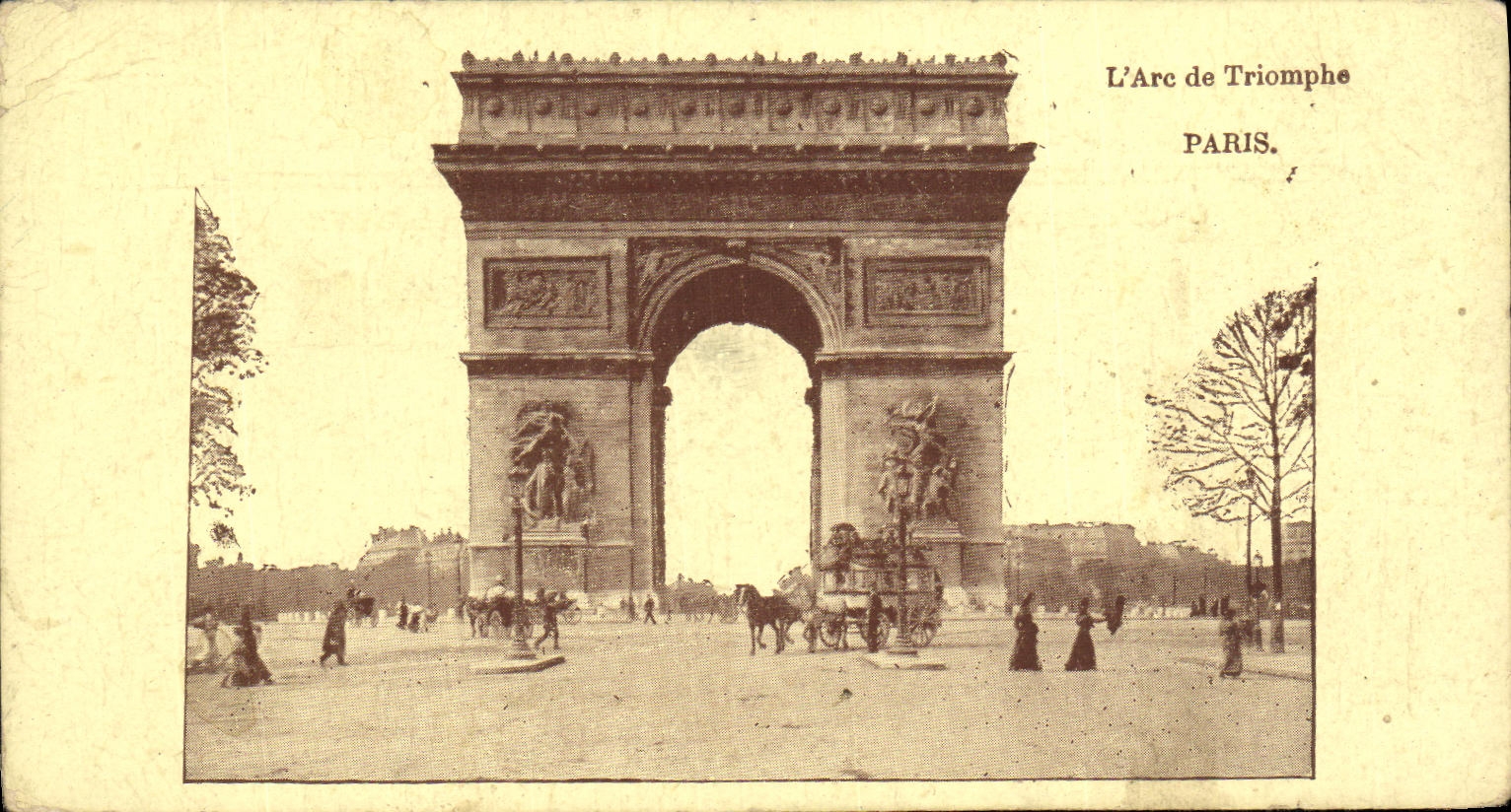 CPA L Arc de Triomphe Paris
