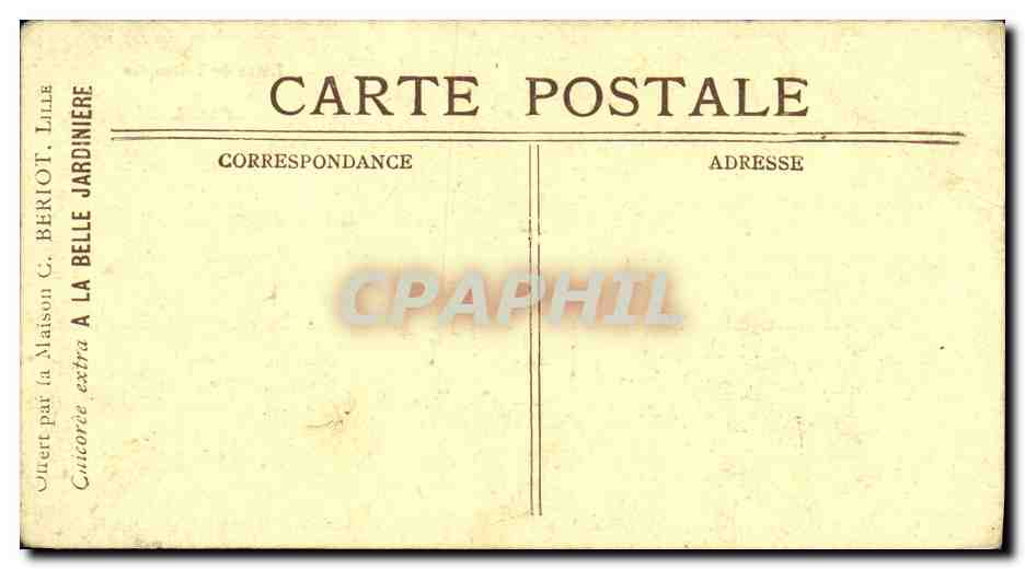 CPA L Arc de Triomphe Paris — Rückseite