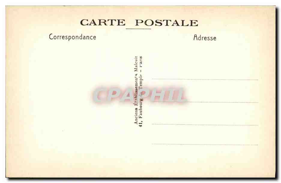 CPA Creteil le Monument aux Morts et le Cimetiere Militaire  — Rückseite