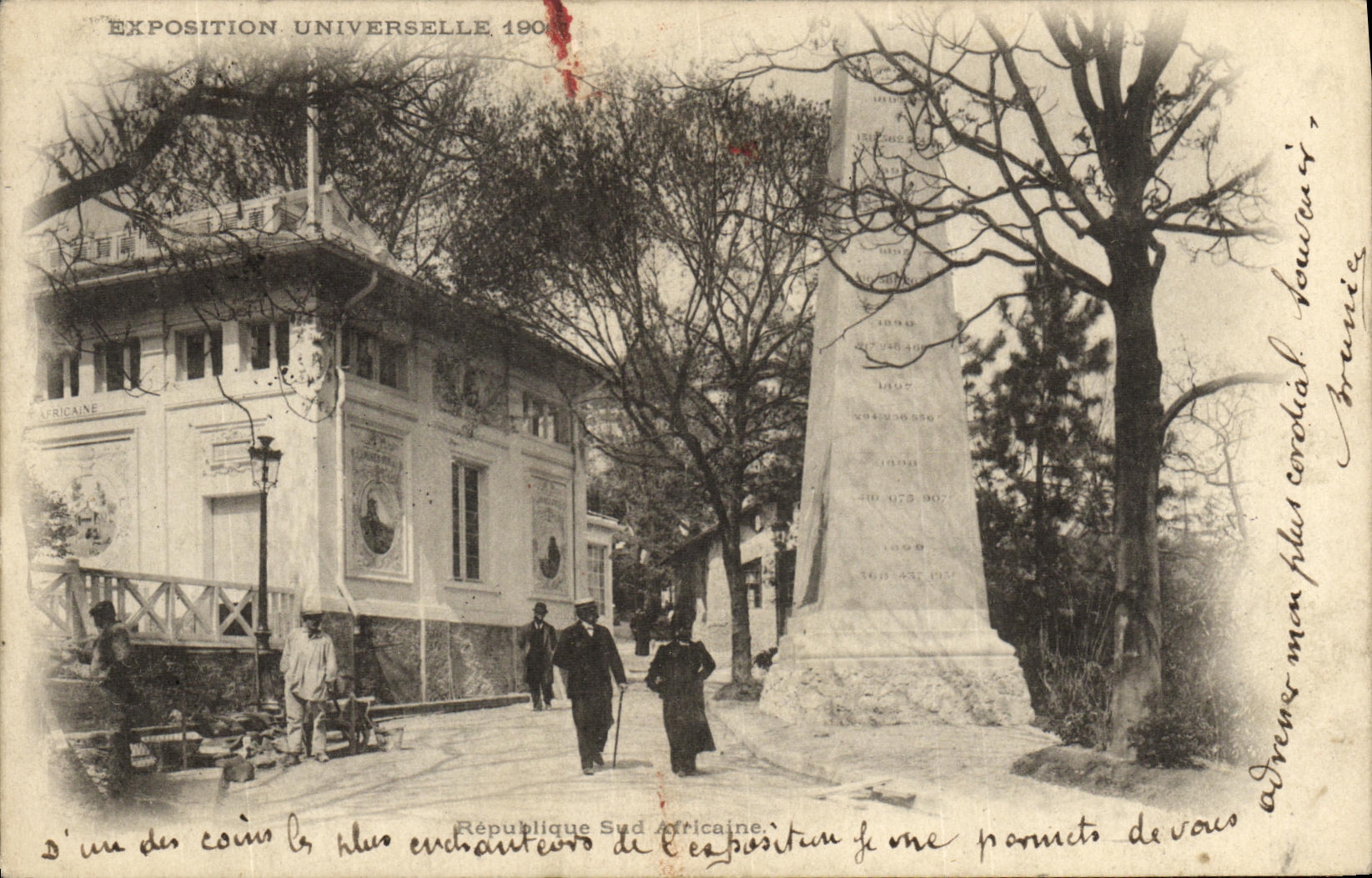 Exposition Universelle 1900 — République Sud Africaine — éditeur non identifié