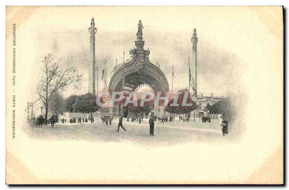 Puerta Monumental — Exposición Universal 1900 — Editor no identificado