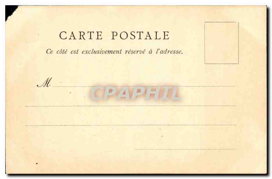 CPA Exposition Universelle Paris 1900 Palais de L Italie  — Rückseite
