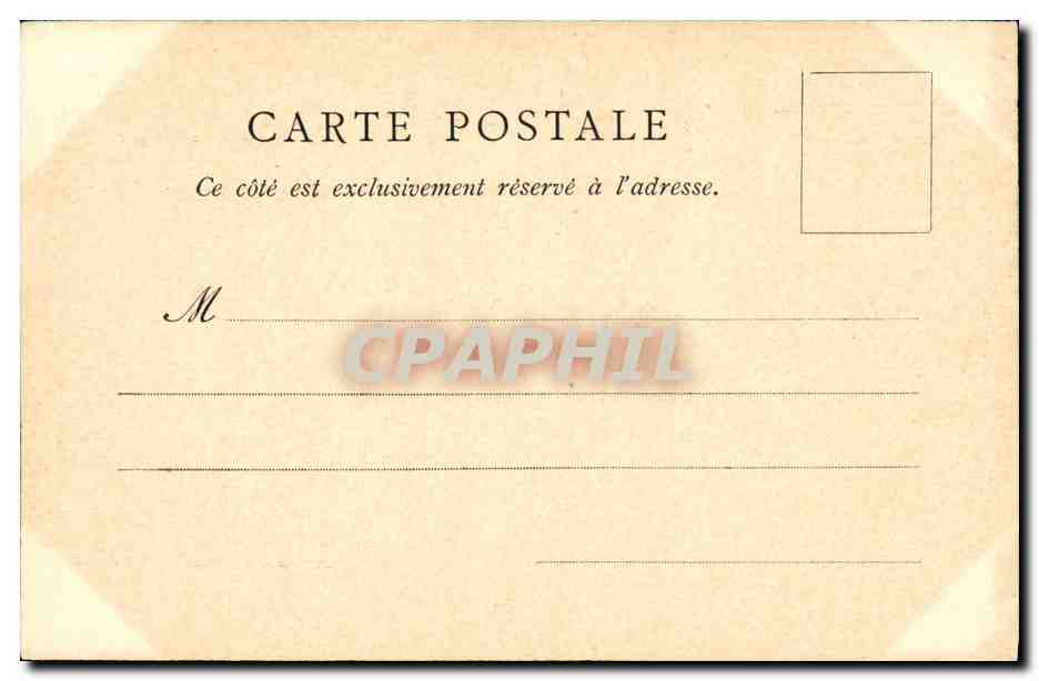 CPA Exposition Universelle Paris 1900 Rue des Nations Tour Eiffel — Rückseite