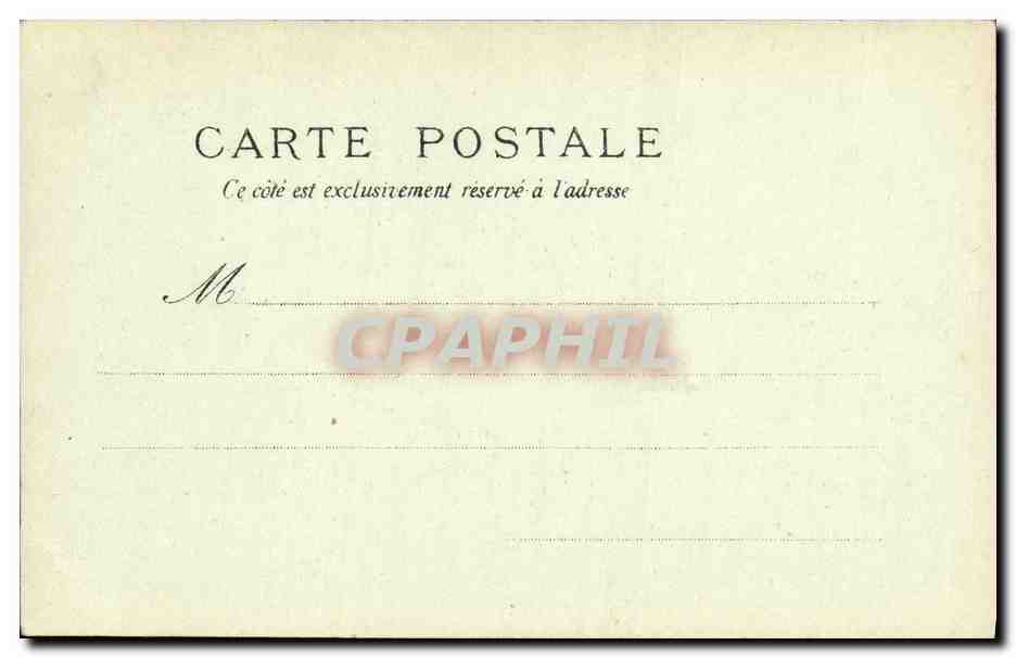 CPA Exposition Universelle Paris 1900 Le Bazar Tunisien  — Verso
