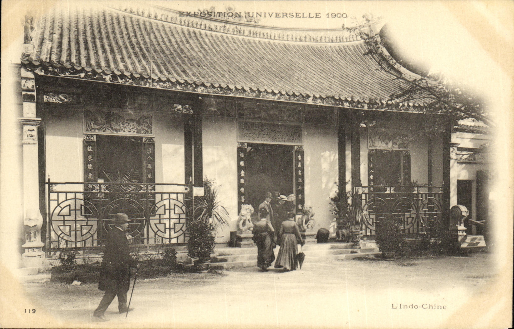 Esposizione Universale 1900 — Padiglione dell'Indo-Cina — L'Indo-Cina