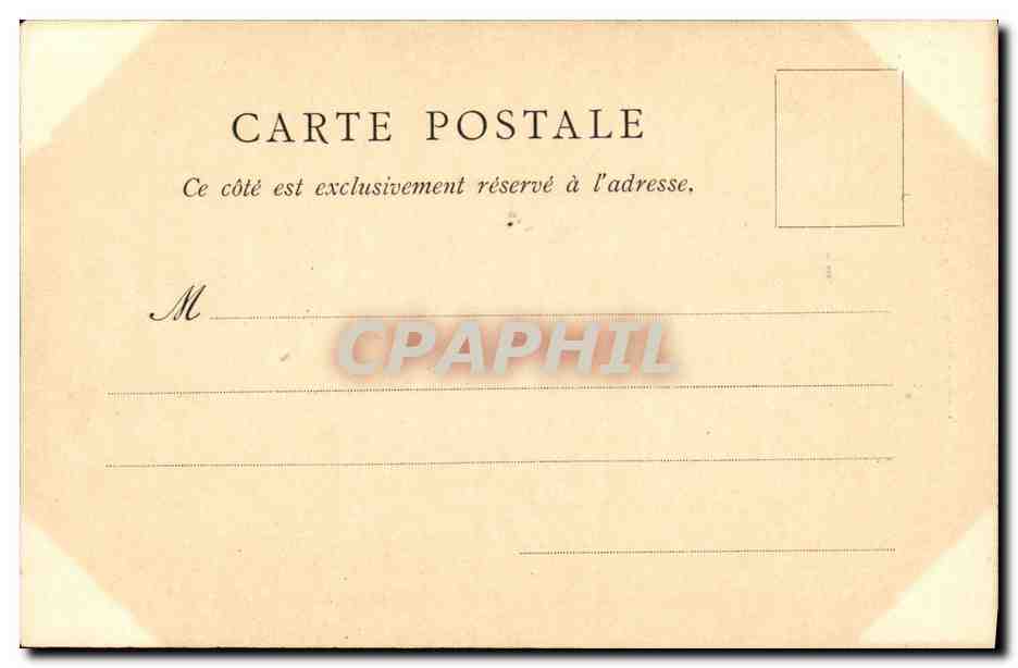 CPA Exposition Universelle Paris 1900 Le Vieux Paris  — Verso