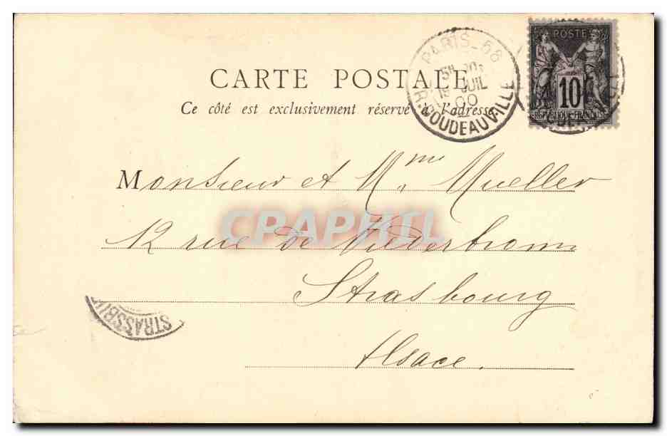 CPA Exposition Universelle de 1900 Le Palais de la Femme Paris — Reverso