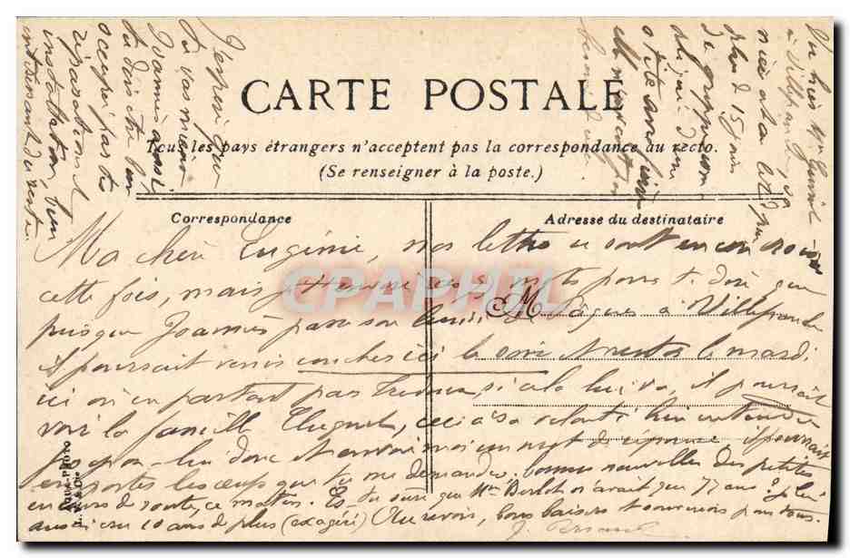 CPA Exposition Coloniale Marseille 1906 Pavillon du Tonkin — Verso