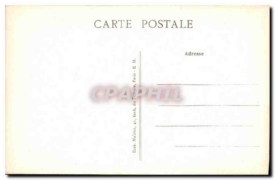 CPA Neuilly sur Seine Avenue du Roule Rue de Sablonville Saint Christophe Auto  — Rückseite