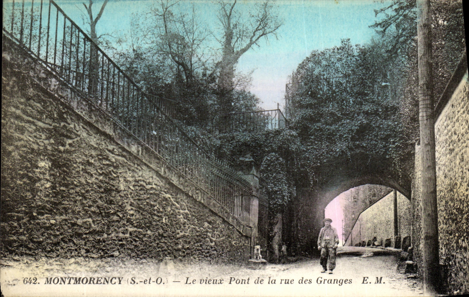 Montmorency (S.-et-O.) — Le vieux Pont de la rue des Granges — E. M.