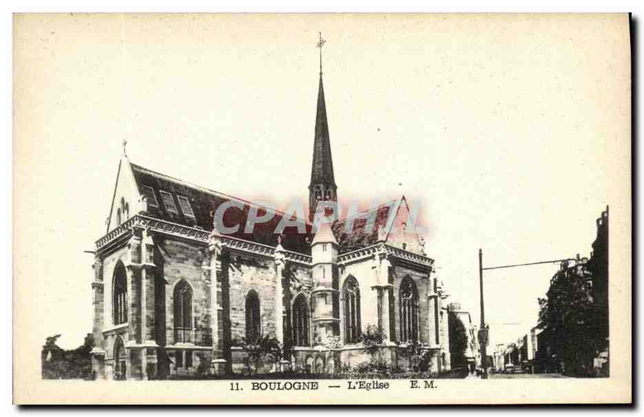 CPA Boulogne L Eglise 